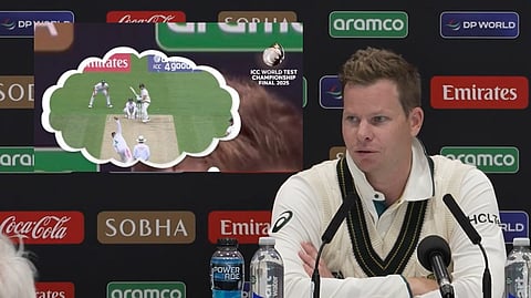 steve smith about his dismissal wtc final first innings. 