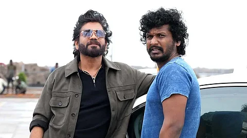 Lokesh Kanagaraj with Nagarjuna.