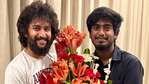 Nani congratulates the director of Tourist Family