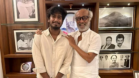 Tourist Family Director meet Rajini