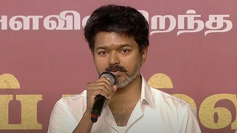 தவெக தலைவர் விஜய்