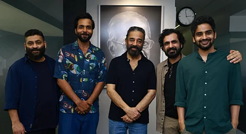 kamal haasan with stolen crew