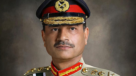  பாகிஸ்தான் ராணுவ தலைமைத் தளபதி ஆசிம் முனீர் 