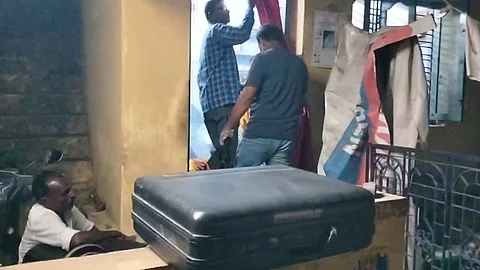கொலை நடந்த ஜெயலட்சுமியின் வீடு.
