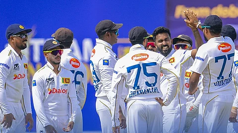 Bangladesh are all out for 495 in their first innings.