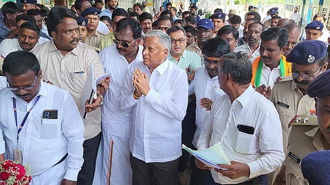 மத்திய ரயில்வே இணை அமைச்சர் சோமண்ணா.