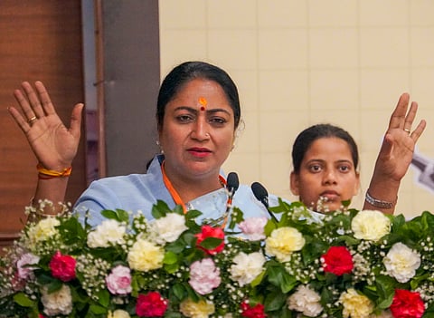தில்லி முதல்வா் ரேகா குப்தா 