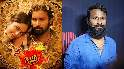 Attakathi movie poster, Vetrimaaran.