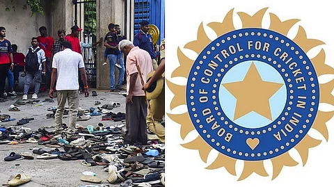 Bengaluru Stampede, BCCI logo. 