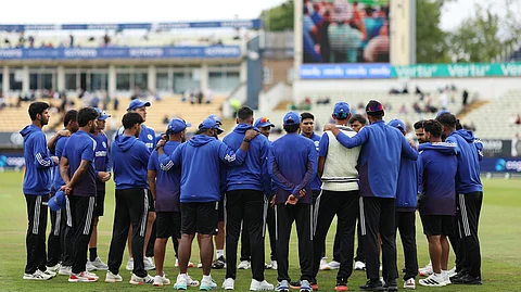 indian players at meeting