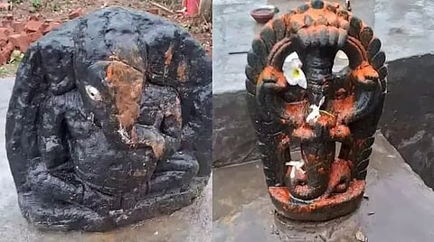 Vandalism of religious idols sparks tension in Shivamogga    