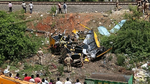 Train accident - EPS photo