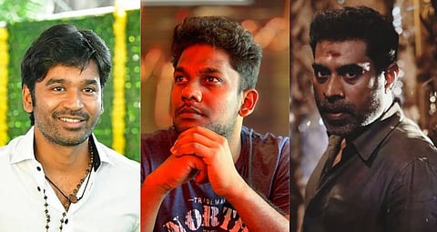 நடிகர் தனுஷ், இயக்குநர் விக்னேஷ் ராஜா, சுராஜ் வெஞ்சரமூடு