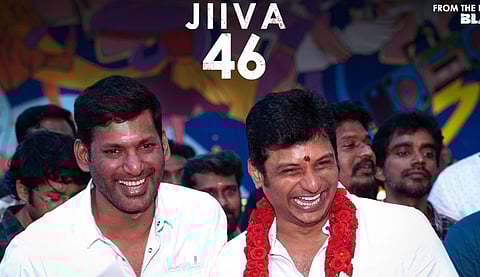 நடிகர்கள் விஷால், ஜீவா