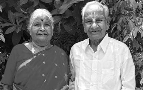  elderly couple