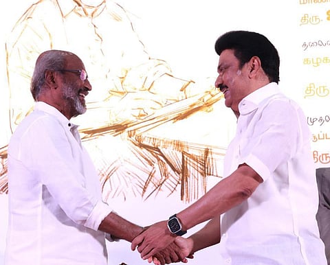 Rajinikanth asks health of M.K. Stalin