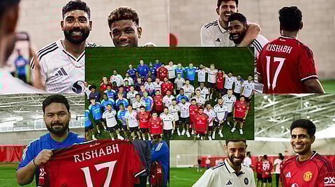 Indian Cricket Team Manchester United