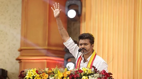 தவெக தலைவர் விஜய்.