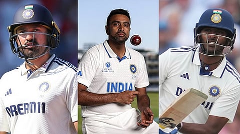 karun Nair, R ashwin, Sai sudharsan. 