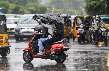 heavy rain