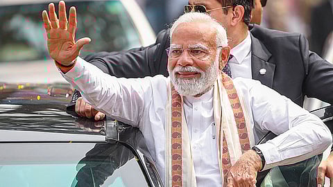 Prime Minister Modi leaves for Delhi  