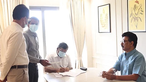 மருத்துவனையில் முதல்வர் ஸ்டாலின்.