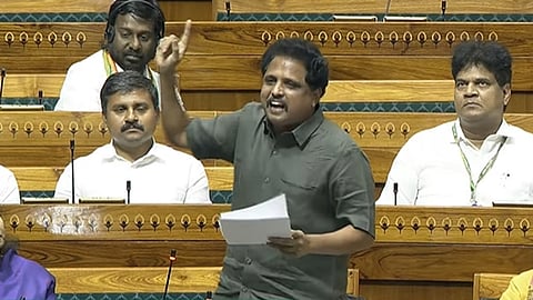 மக்களவையில் சு.வெங்கடேசன் 