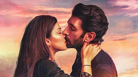 Indra movie poster.