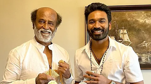 தலைவா... கூலி டிரைலரால் உற்சாகமடைந்த தனுஷ்!