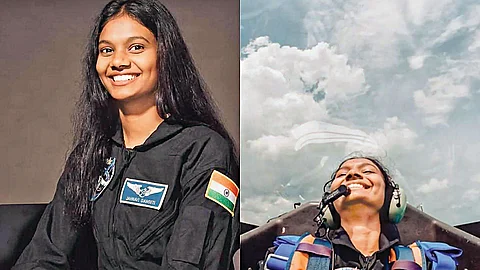 விண்வெளிப் பயணத்துக்குத் தயாராகும் இளம்பெண்...