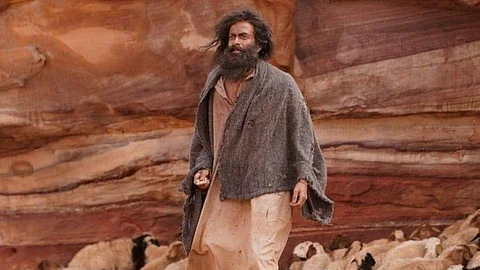 Prithviraj in the movie Aadujeevitham.