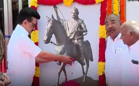 M.K. Stalin pays tribute to Dheeran Chinnamalai on his Memorial Day
