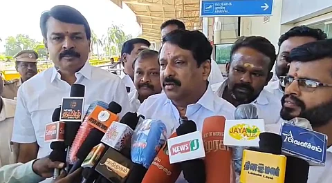 Tamil Nadu BJP leader nainar nagendran press meet