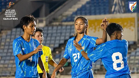 Indian women's football team...