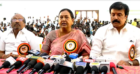 Premallatha Vijayakant press meet