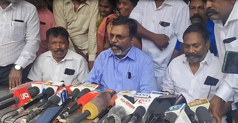 some people are trying to break the DMK alliance: Thirumavalavan
