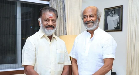 OPS congragulated Rajinikanth