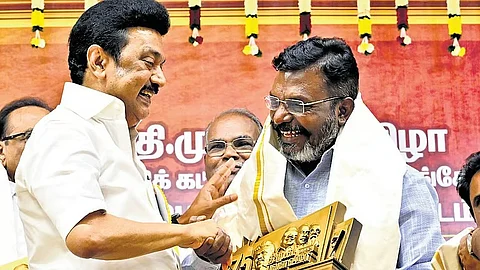 முதல்வர் ஸ்டாலினுடன் தொல். திருமாவளவன்