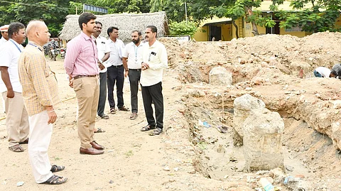 திருமழிசையில் ரூ. 1.24 கோடியில் புதிய பேரூராட்சி அலுவலக கட்டுமான பணி