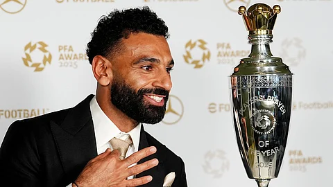 Mohamed Salah becomes first player to win PFA Men's Player of the Year thrice