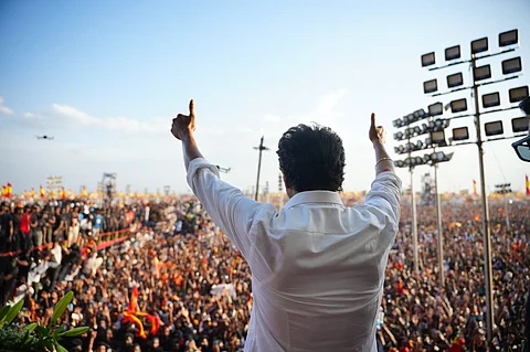 தவெக தலைவர் விஜய்