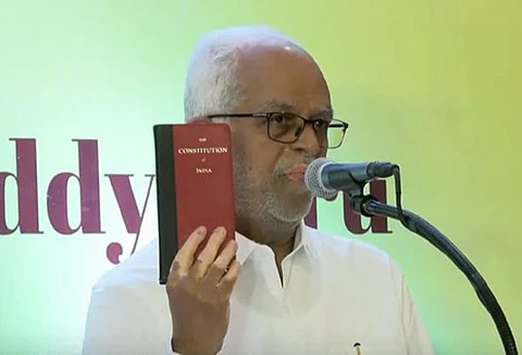 ‘இந்தியா’கூட்டணியின் குடியரசு துணைத் தலைவா் வேட்பாளா் சுதா்சன் ரெட்டி 