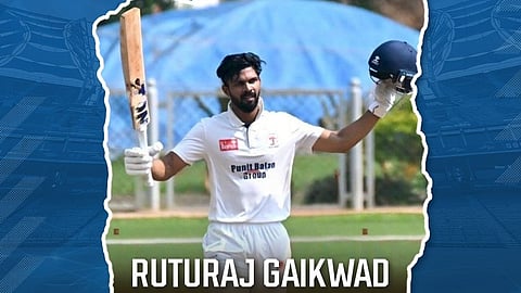 Ruturaj Gaikwad scores a brilliant ton, holding the innings together