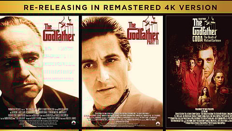 Godfather- Poster of the three parts.