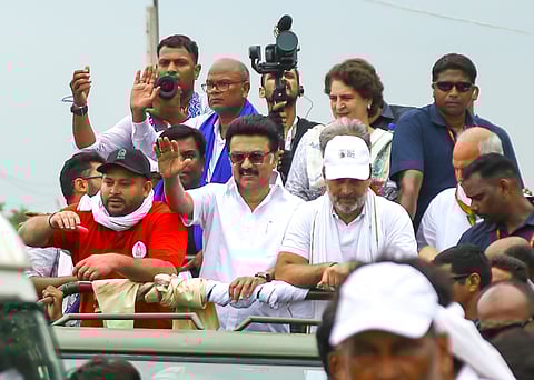 Chief Minister M.K. Stalin speech in bihar