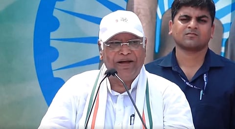 Has a habit of chori: Mallikarjun Kharge targets PM Modi