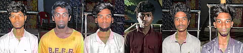 கைது செய்யப்பட்டோா்.