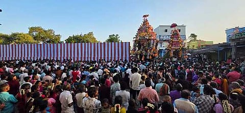 ஆலடிப்பட்டி ஸ்ரீ வைத்தியலிங்க சுவாமி கோயில் தேரோட்டம்