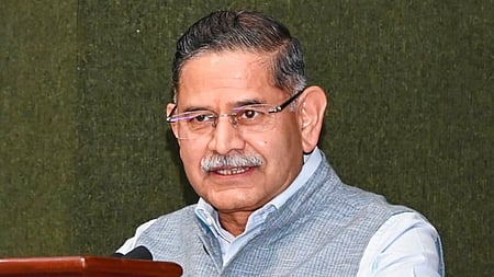 புது தில்லியில் சனிக்கிழமை நடைபெற்ற நிகழ்ச்சியில் பேசிய ராணுவ தலைமைத் தளபதி உபேந்திர துவிவேதி.