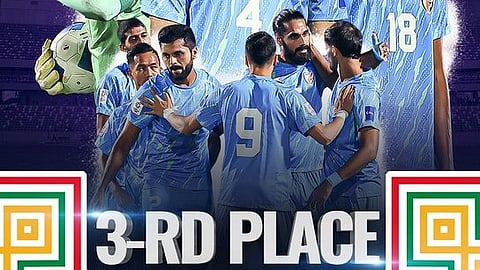 நேஷன்ஸ் கோப்பை கால்பந்து: இந்தியா 3-ஆம் இடம்!